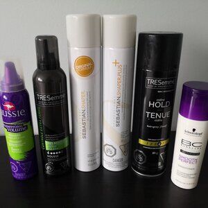 Bundle of 6 Hair Product, Mousse, Hairspray, Conditioner